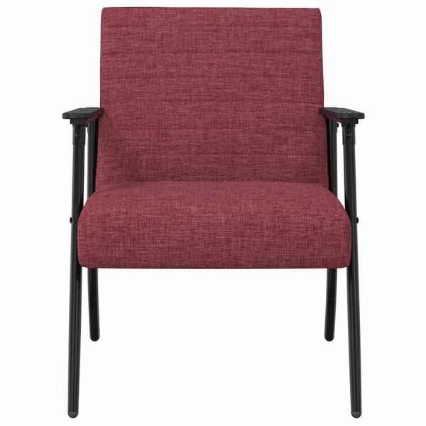 vidaXL kreslo V&iacute;no červen&eacute; 59 x 75 x 78 cm l&aacute;tka