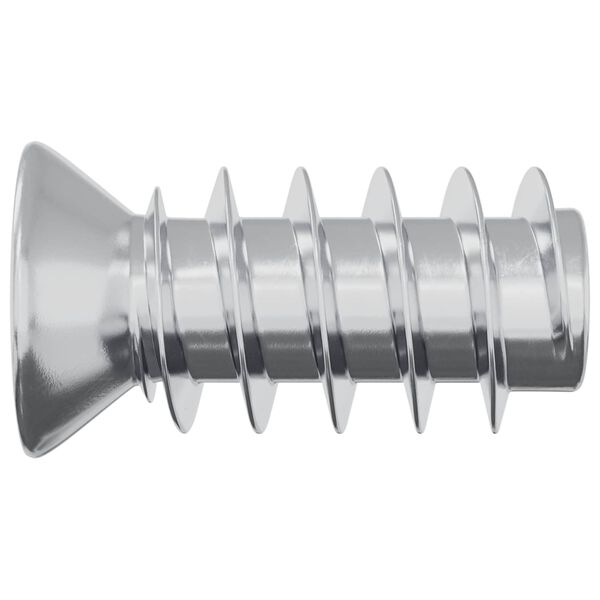 vidaXL Skrutka 2 pcs Strieborn&aacute; M6 x 12 mm Železo