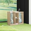 vidaXL Golfov&aacute; skriňa Jednofarebn&yacute; Sonoma dub 102 x 45 x 85,5 cm