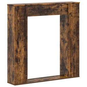 vidaXL R&aacute;m krbu Dymov&yacute; dub 100 x 20 x 100 cm Kompozitn&eacute; drevo