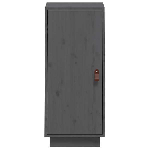 vidaXL Komoda sivá 34x40x75 cm borovicový masív