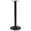 VidaXL Bistro Table Noha Čierna &Oslash;43x107 cm Liatina