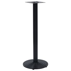 VidaXL Bistro Table Noha Čierna &Oslash;43x107 cm Liatina