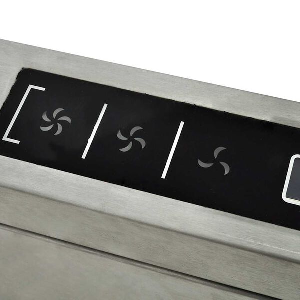 vidaXL Ostrovčekov&yacute; digestor s LCD displejom