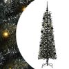 vidaXL Umel&yacute; vianočn&yacute; stromček Zelen&aacute; 150 cm PVC, plast a oceľ