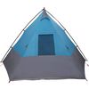 vidaXL Tipi stan so strechou s &uacute;ložiskom Modr&aacute; 383 x 338 x 217 cm taft
