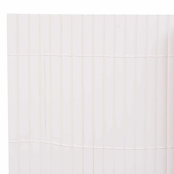 vidaXL Z&aacute;hradn&yacute; plot Biela 150 x 500 cm PVC