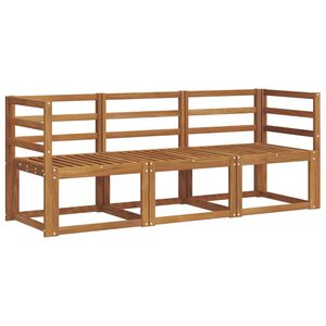 vidaXL Z&aacute;hradn&aacute; s&uacute;prava gaučov 3 pcs Pr&iacute;rodn&aacute;