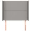 vidaXL Čelo postele so z&aacute;hybmi bledosiv&eacute; 103x16x118/128 cm l&aacute;tka