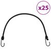 vidaXL Bungee &scaron;n&uacute;ry s reflexn&yacute;mi p&aacute;sikmi a h&aacute;čikmi 25 ks 59 cm