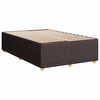 vidaXL Boxspring posteľ s matracom tmavohned&aacute; 120x190 cm l&aacute;tka