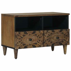 vidaXL TV skrinka Hned&aacute; 70 x 33,5 x 46 cm Mas&iacute;vne mango drevo