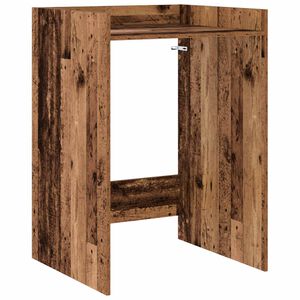 vidaXL Kabinet na pr&aacute;čku s &uacute;ložiskom Star&eacute; drevo 67,5 x 62 x 97 cm