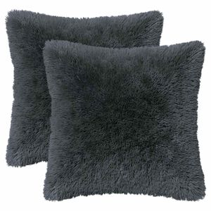 vidaXL Podložka s vank&uacute;&scaron;om HEERLEN 6 ks Antracitov&aacute; PV fleece