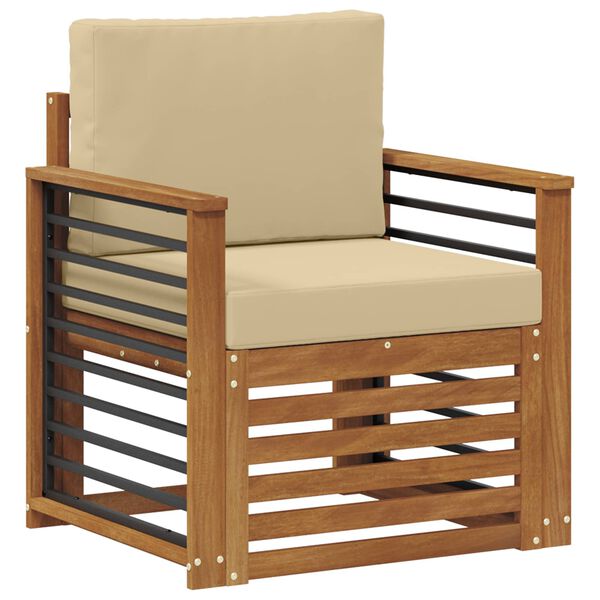 vidaXL Z&aacute;hradn&aacute; s&uacute;prava gaučov Mas&iacute;vne ak&aacute;ciov&eacute; drevo a polyester