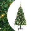 vidaXL Umel&yacute; vianočn&yacute; stromček Zelen&aacute; 120 cm PVC a Oceľ a Plast