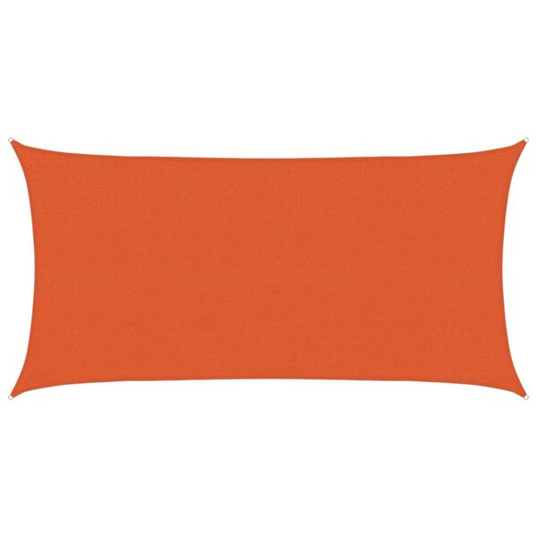 vidaXL Tieniaca plachta 160 g/m&sup2; oranžov&aacute; 2,5x4,5 m HDPE