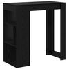 vidaXL Barov&yacute; st&ocirc;l 102 x 50 x 103,5 cm Kompozitn&eacute; drevo Čierny dub