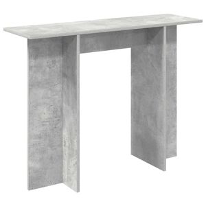 vidaXL Konzolov&yacute; st&ocirc;l Bet&oacute;novo siv&aacute; 100 x 30 x 75 cm Kompozitn&eacute; drevo
