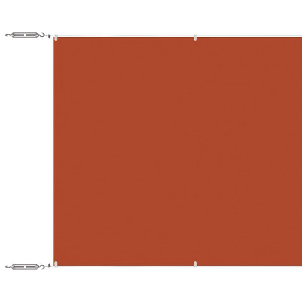 vidaXL Vertik&aacute;lna mark&iacute;za terakotov&aacute; 180x1200 cm oxfordsk&aacute; l&aacute;tka