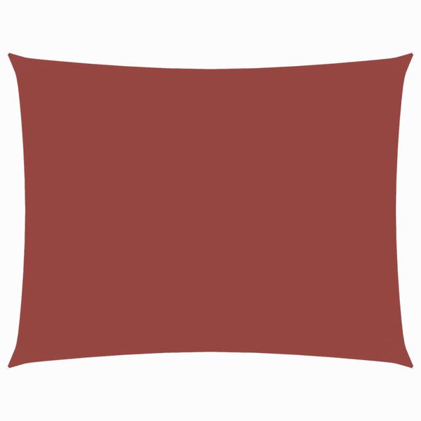 vidaXL Tieniaca plachta oxfordsk&aacute; l&aacute;tka obdĺžnikov&aacute; 3x4,5 m tehlov&aacute;