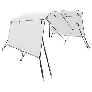 vidaXL Strie&scaron;ka Bimini s 3 obl&uacute;kmi a stenami 183x(185-198)x137 cm