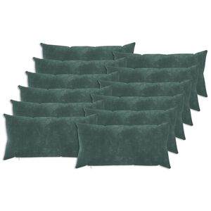 vidaXL Poťah na podložku 12 pcs HEERLEN Morsky modr&aacute; 40 x 80 cm