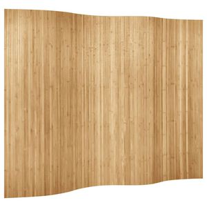 vidaXL Parav&aacute;n z bambusu &scaron;&iacute;rka 250 cm, v&yacute;&scaron;ka 165 cm, pr&iacute;rodn&yacute;