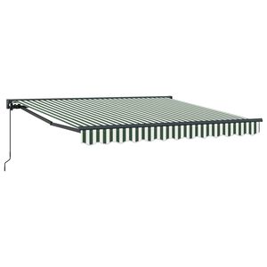vidaXL R&aacute;m mark&iacute;zy Zelen&aacute; a biela 300 x 250 cm Polyester s PU povrchom