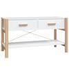 vidaXL TV skrinka biela 82x38x45 cm spracovan&eacute; drevo