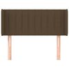 vidaXL Čelo postele so z&aacute;hybmi tmavohend&eacute; 93x16x78/88 cm l&aacute;tka