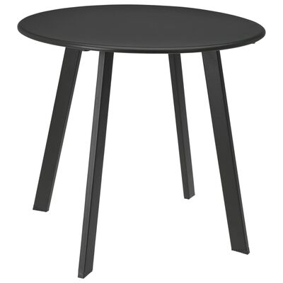 ProGarden Odkladací stolík 50x45 cm, matný, tmavosivý