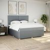 vidaXL Boxspring posteľ s matracom bledosiv&aacute; 180x200 cm l&aacute;tka