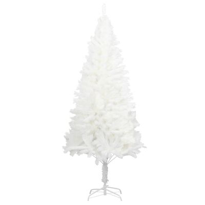 vidaXL Umelý vianočný stromček, realistické ihličie, biely 240 cm