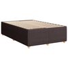 vidaXL Boxspring posteľ s matracom tmavohned&aacute; 120x190 cm l&aacute;tka