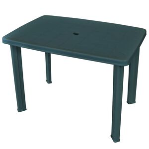 vidaXL Z&aacute;hradn&yacute; st&ocirc;l, zelen&yacute; 101x68x72 cm, plast