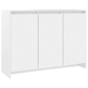 vidaXL Komoda, biela 102x33x75 cm, kompozitn&eacute; drevo
