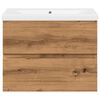 vidaXL skrinka pod um&yacute;vadlo vstavan&yacute;m um&yacute;vadlom Artisan Dub