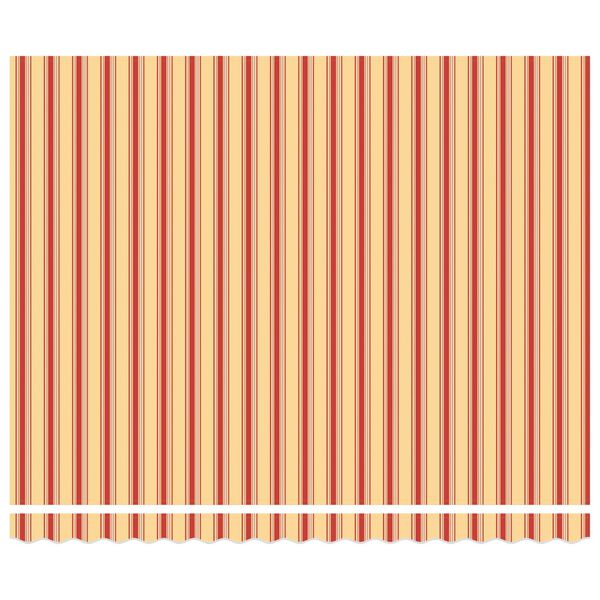 vidaXL Zatemniteľná markíza Žltá a oranžová 400x300 cm látka