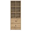 vidaXL Highboard so z&aacute;suvkou Remeseln&yacute; dub 45,5 x 34 x 127 cm