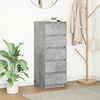 vidaXL Komoda so z&aacute;suvkami bet&oacute;novo siv&aacute; 37,5x35x99cm kompozitn&eacute; drevo