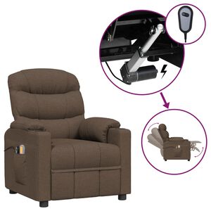 vidaXL Elektrick&eacute; mas&aacute;žne kreslo hned&eacute; l&aacute;tkov&eacute;