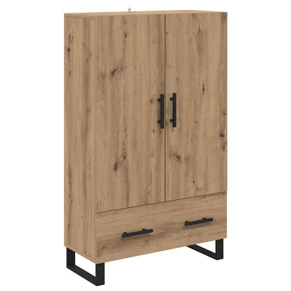 vidaXL Highboard Remeseln&yacute; dub 69,5 x 30 x 115 cm Kompozitn&eacute; drevo