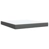 vidaXL Boxspring posteľ s matracom tmavosiv&aacute; 180x200 cm l&aacute;tka