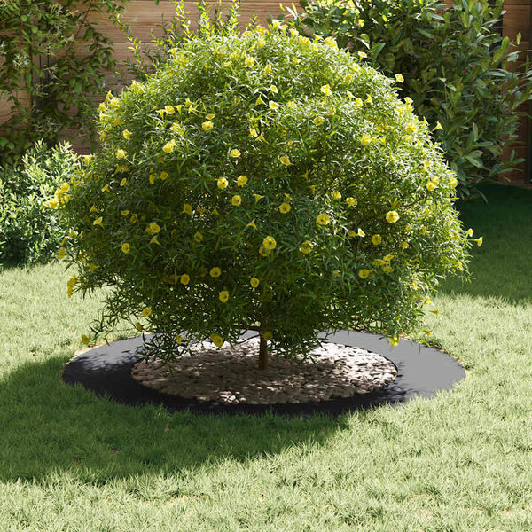 vidaXL vhodn&yacute; pre ploch&eacute; stromov&eacute; kr&uacute;žky 5 pcs Antracit &Oslash;60 / 90 cm Oceľ