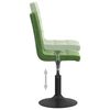 vidaXL Otočn&eacute; jed&aacute;lensk&eacute; stoličky 4 ks tmavozelen&eacute; zamatov&eacute;