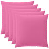 vidaXL Poťah na podložku 6 pcs HEERLEN Ružov&aacute; 65 x 65 cm Polyester