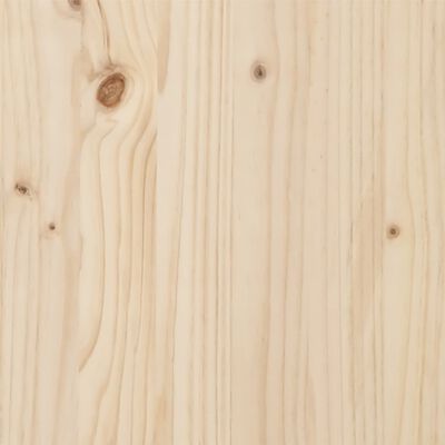 vidaXL Posteľný rám masívne drevo 140x190 cm