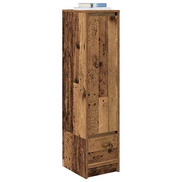 vidaXL Highboard Old Wood 29,5x34x119,5 cm Engineered Wood