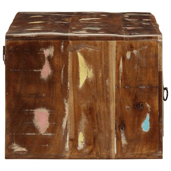 vidaXL TV skrinka na stenu 100x32x25 cm Rekultivovan&eacute; mas&iacute;vne drevo